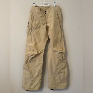 Patagonia Ski/Snowboard/Snow Pants Gore Tex Light Tan
